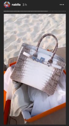 sac hermes nabilla prix|Nabilla : combien vaut le sac Hermès en crocodile et diamants.